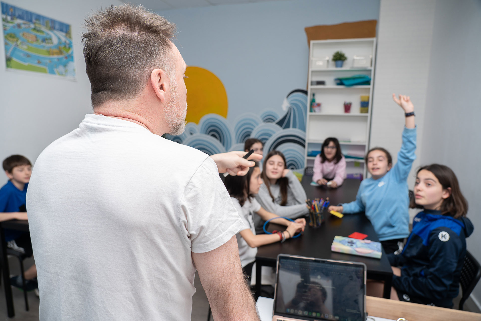 Aula para aprender inglés